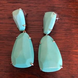 Kendra Scott Mint green earrings